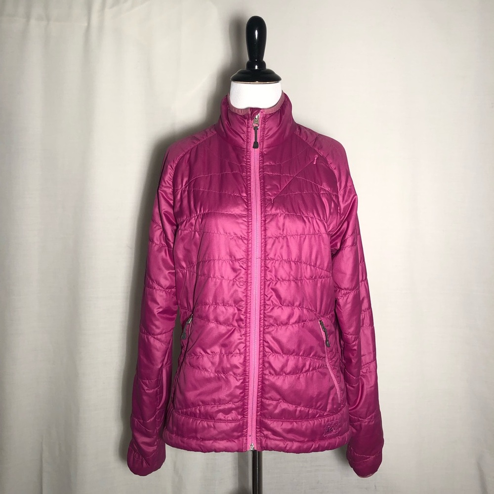 Women’s hot pink REI jacket